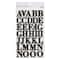 Black Serif Alphabet Stickers by Recollections™